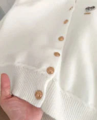 布朗尼小熊刺繡針織上衣 - Image 21