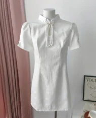 中式改良旗袍連身裙 - Image 2