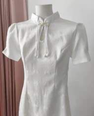 中式改良旗袍連身裙 - Image 3