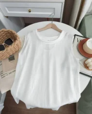 附贈腰帶！上衣+半長裙三件套裝Set - Image 13