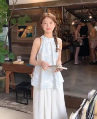 [預購補貨中] 慵懶鬆弛寬長褲 - Image 2