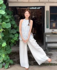 [預購補貨中] 慵懶鬆弛寬長褲 - Image 6