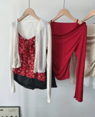 小碎花細肩娃娃上衣 - Image 9