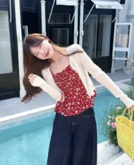 透視蕾絲花邊小外套 - Image 6