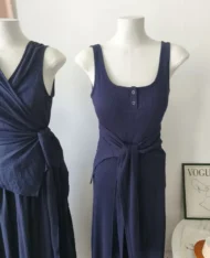 附送披肩!胸墊連身長裙 - Image 12