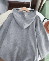 拉鏈連帽外套+短褲兩件套Set - Image 11