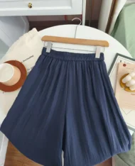 繫帶上衣+寬長褲兩件套Set - Image 15