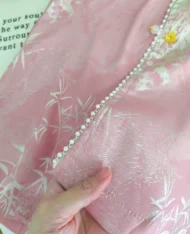 氣質粉中式暈染花紋上衣 - Image 20