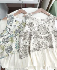 法式復古印花上衣 - Image 18