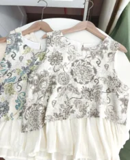 法式復古印花上衣 - Image 22