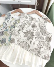 法式復古印花上衣 - Image 20