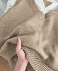 針織拼接假兩件上衣 - Image 13