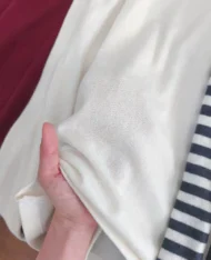 條紋披肩+長袖上衣兩件套set - Image 10