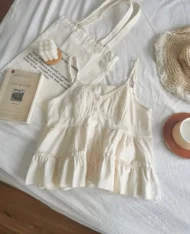 微甜女孩緹花娃娃感上衣 - Image 7