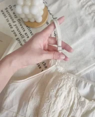 微甜女孩緹花娃娃感上衣 - Image 8