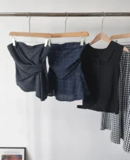 甜辣look！平口設計感上衣 - Image 13