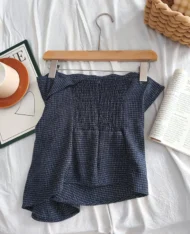 甜辣look！平口設計感上衣 - Image 12