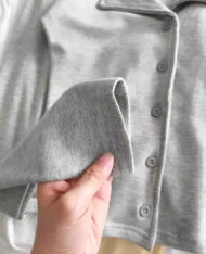 春暖色調翻領排扣上衣 - Image 17