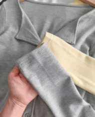 春暖色調翻領排扣上衣 - Image 16