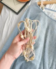 簍空透視感拼接假兩件上衣 - Image 12