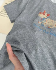 小狗刺繡上衣 - Image 9