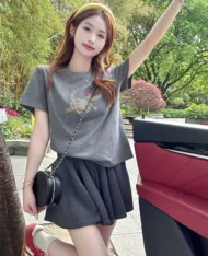 小狗刺繡上衣 - Image 3