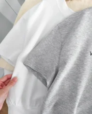 微性感斜肩字母上衣 - Image 13