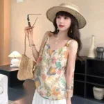 渡假熱戀風印花上衣