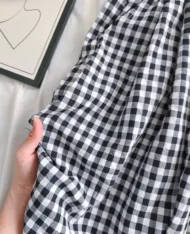 格紋A字半長裙 - Image 13