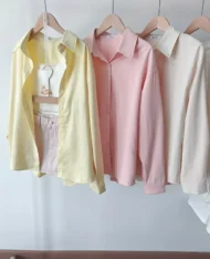 夏日繽紛調色寬襯衫 - Image 15