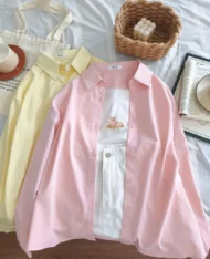 夏日繽紛調色寬襯衫 - Image 7