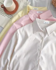 夏日繽紛調色寬襯衫 - Image 11