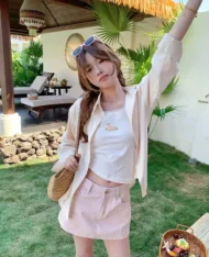 夏日繽紛調色寬襯衫 - Image 4