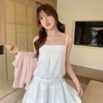 甜姐蕾絲風細肩連身裙