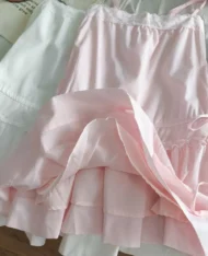 甜姐蕾絲風細肩連身裙 - Image 15