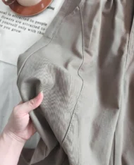 復古慵懶寬鬆落地長褲 - Image 9