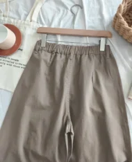 復古慵懶寬鬆落地長褲 - Image 11