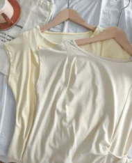 夏日風側繫帶修身上衣 - Image 12