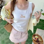 小鹿蕾絲背心