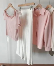 直闊腿休閒寬褲 - Image 9