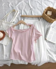 直闊腿休閒寬褲 - Image 10