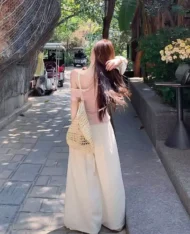 直闊腿休閒寬褲 - Image 8