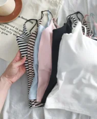 六色必收！細肩帶胸墊背心Bratop - Image 13