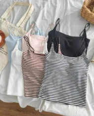 六色必收！細肩帶胸墊背心Bratop