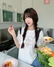 字母蛋糕短袖Tee