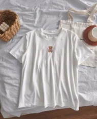 刺繡小熊Tee - Image 6