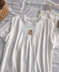 刺繡小熊Tee - Image 7